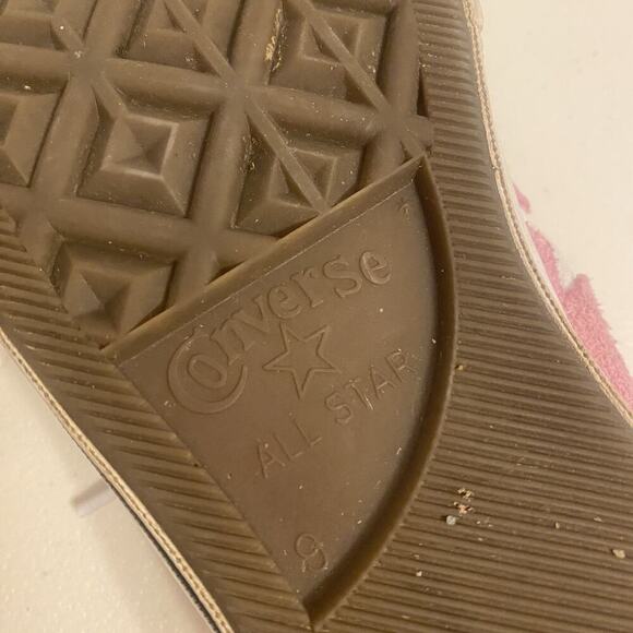 Converse OneStar Low 159492C LeatherSuede Skate Sneakers Men9 Women11 Pink White - Picture 6 of 11